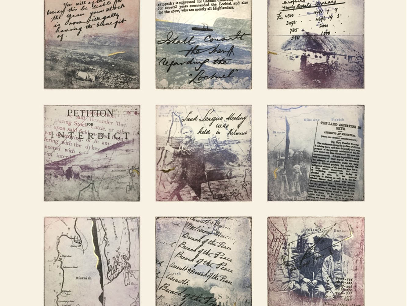 Series of old letters