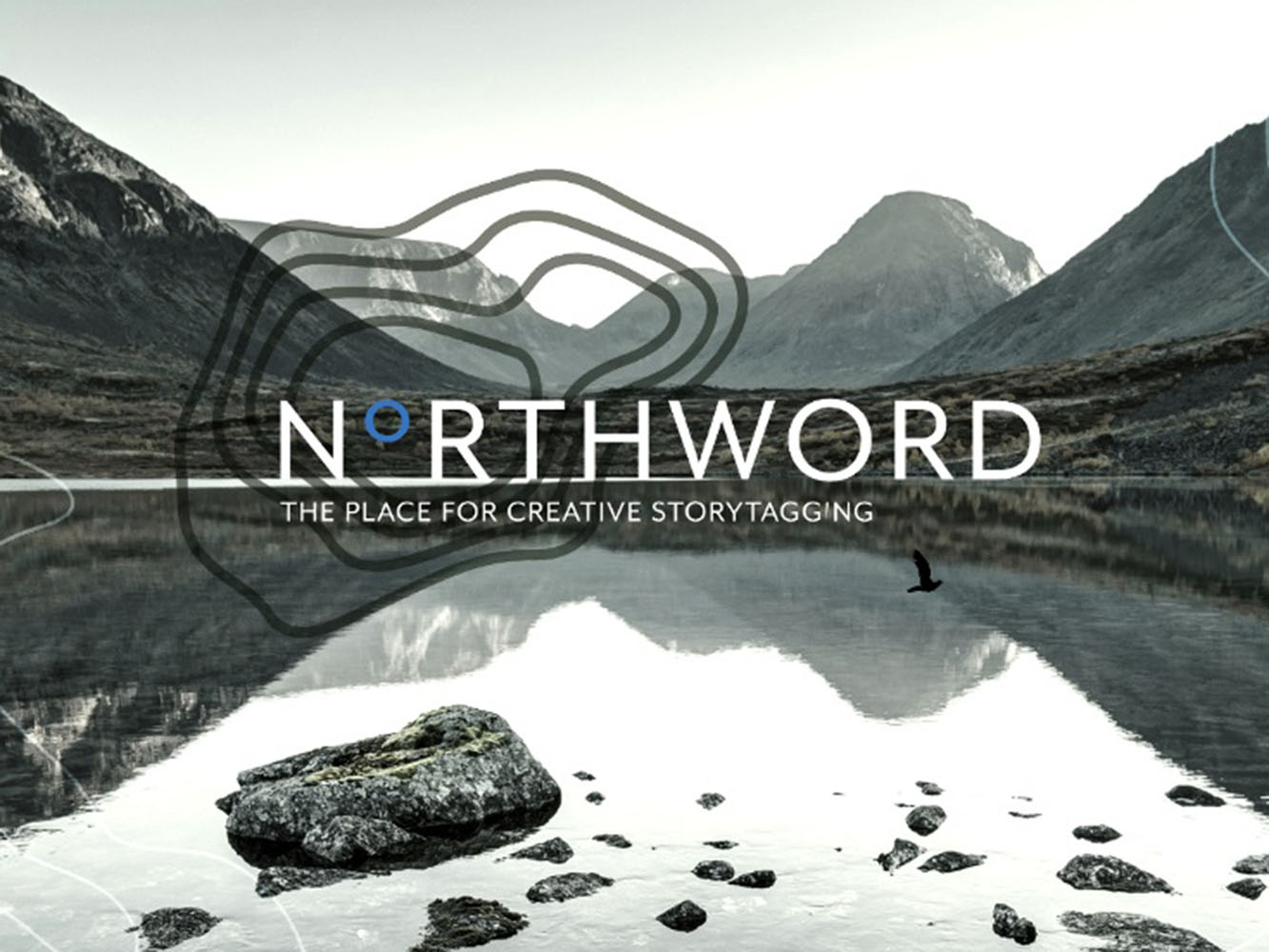Northword logo with mountain scape in the background