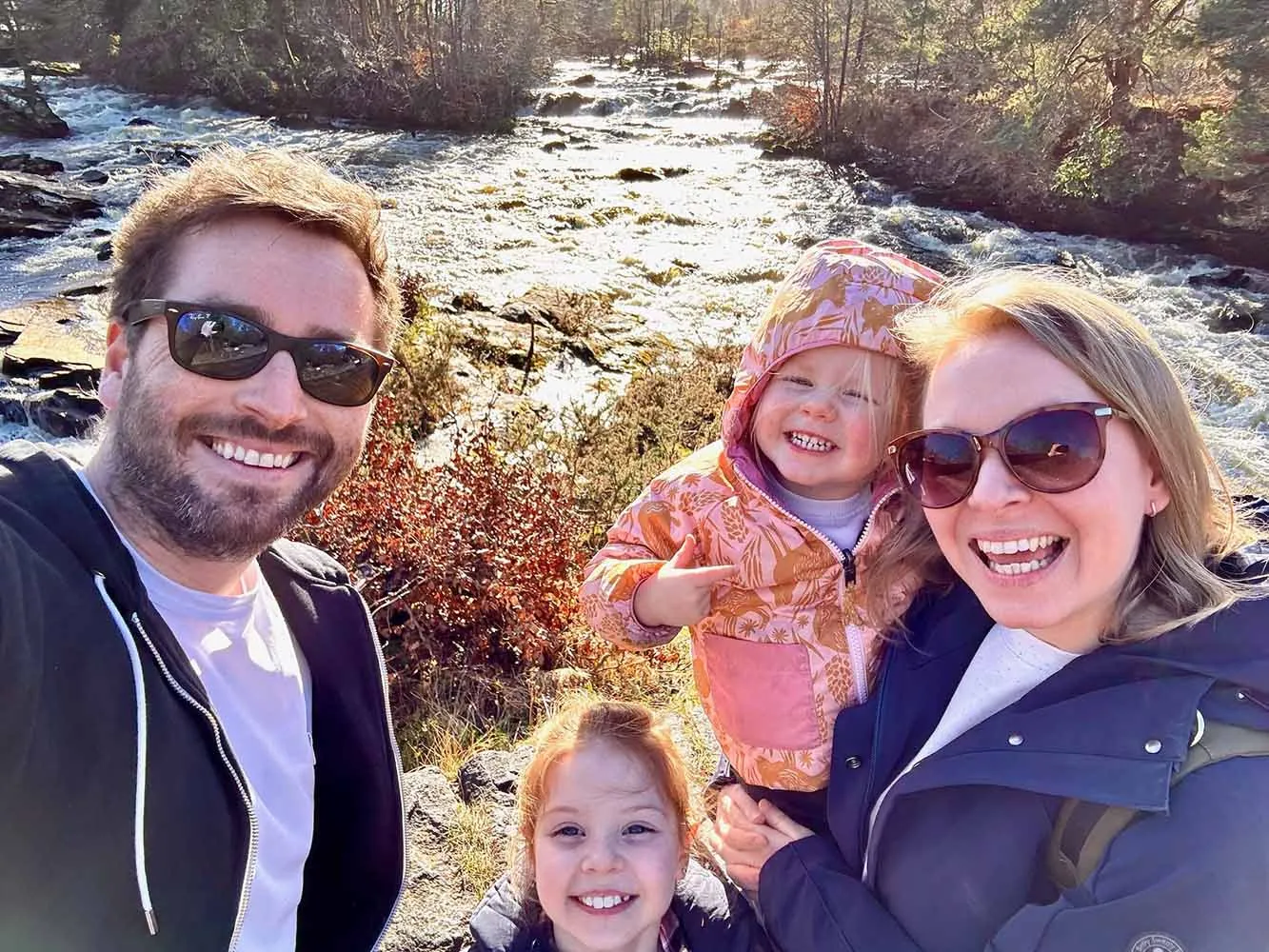 Emma Corse and her family