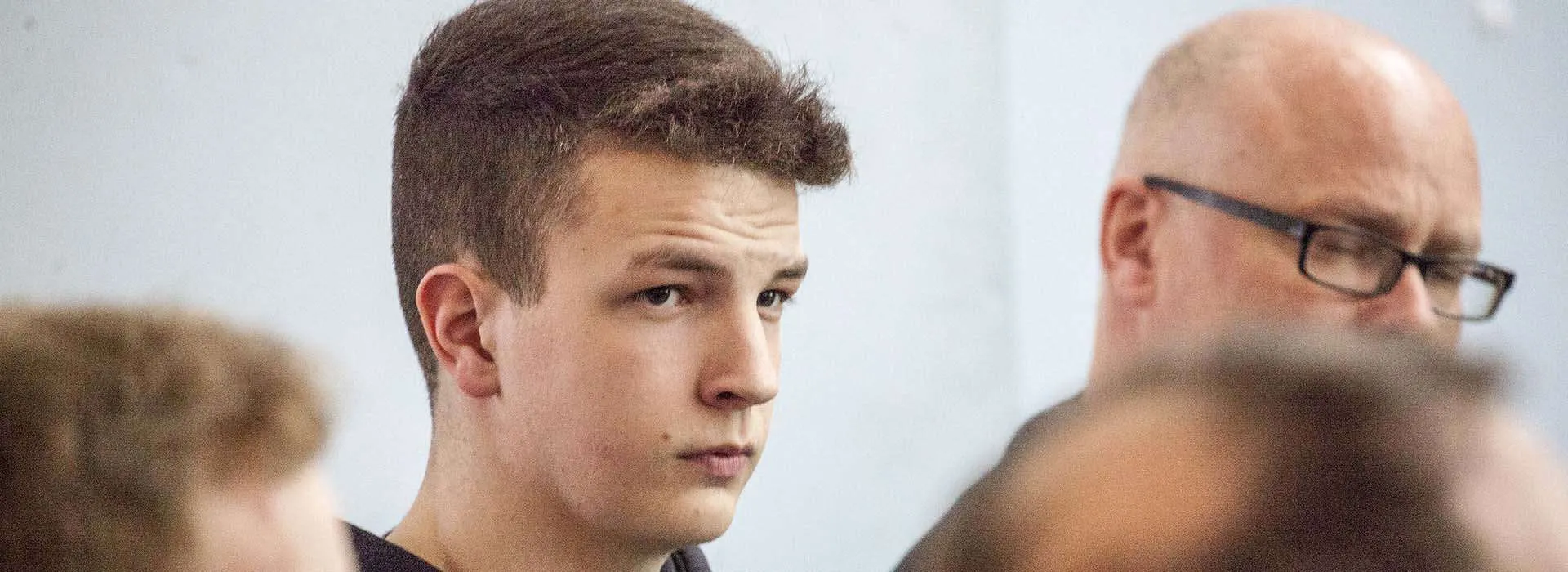 student during a lesson