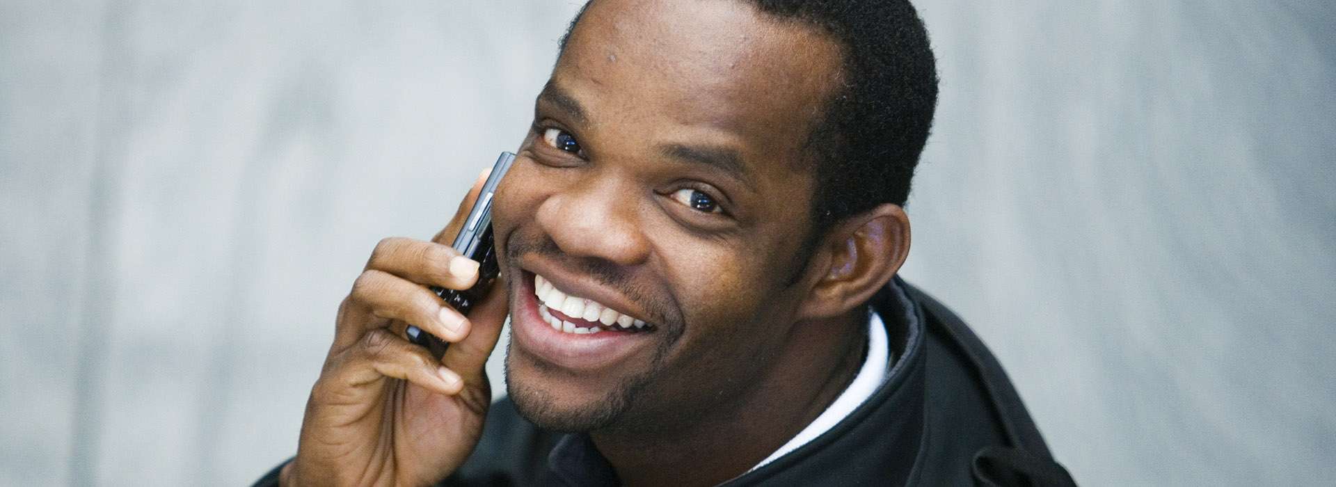 Man talking on a mobile phone