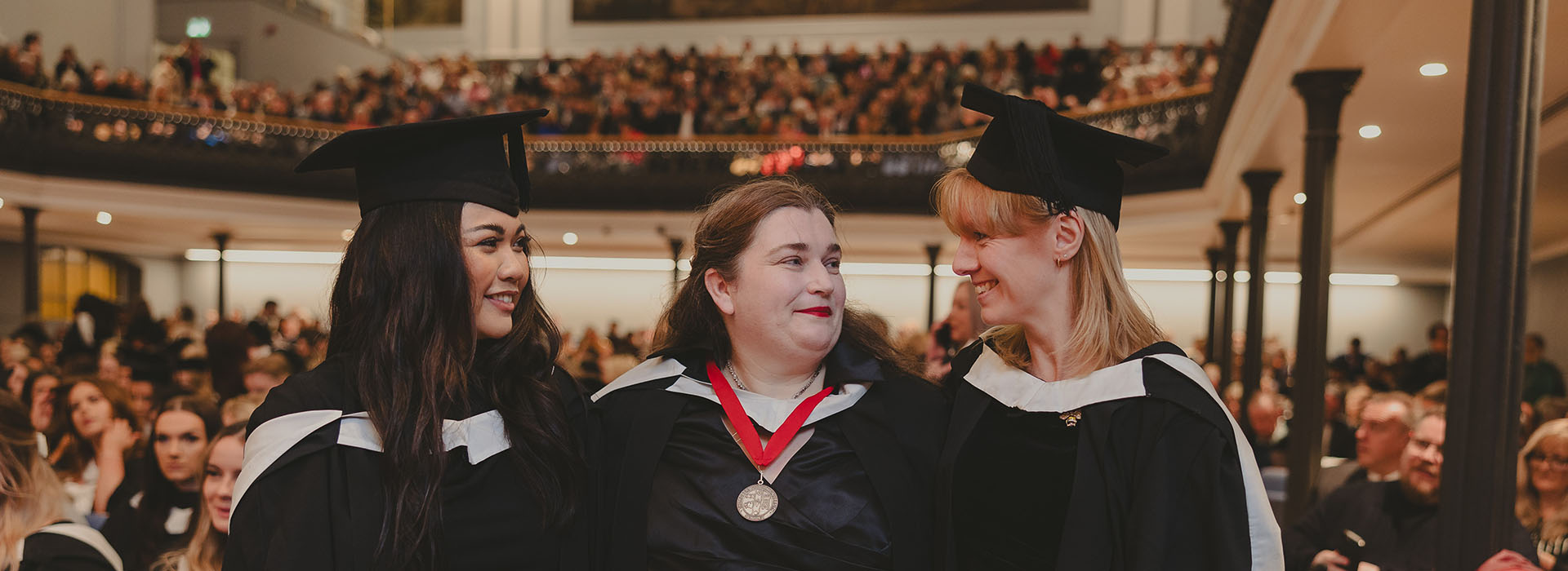 Graduation ceremony at the Music Hall in Aberdeen