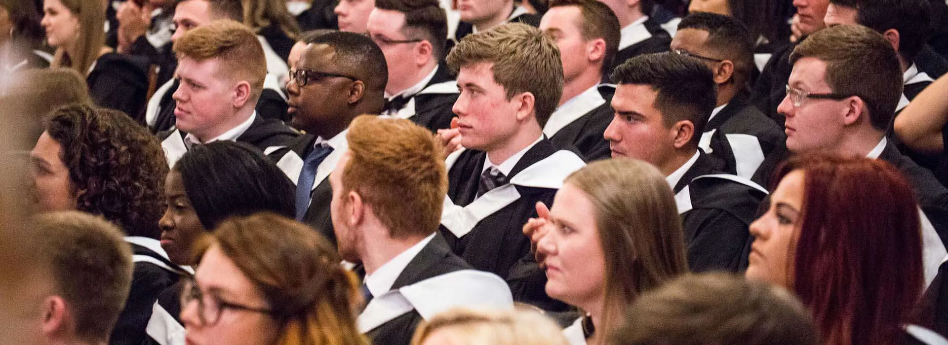 students at graduation