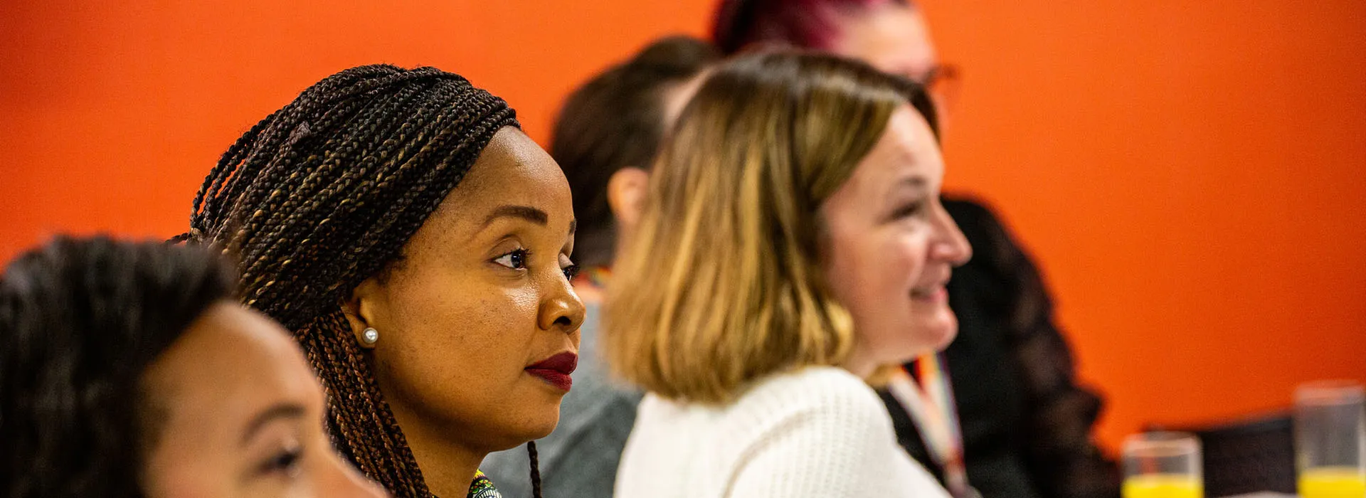 People attending a workshop
