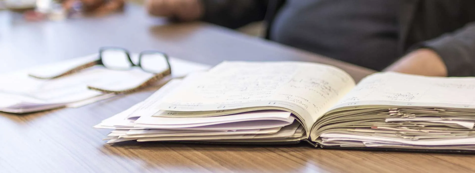 book sitting on desk