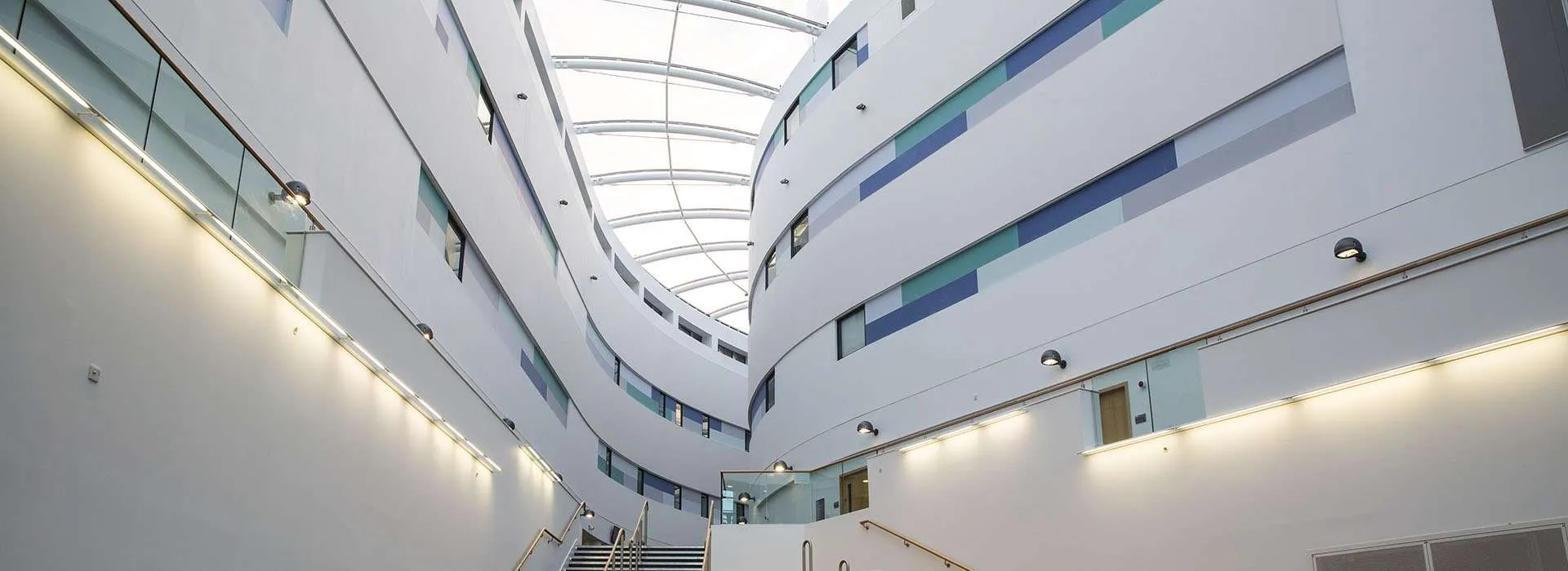 interior of sir ian wood building