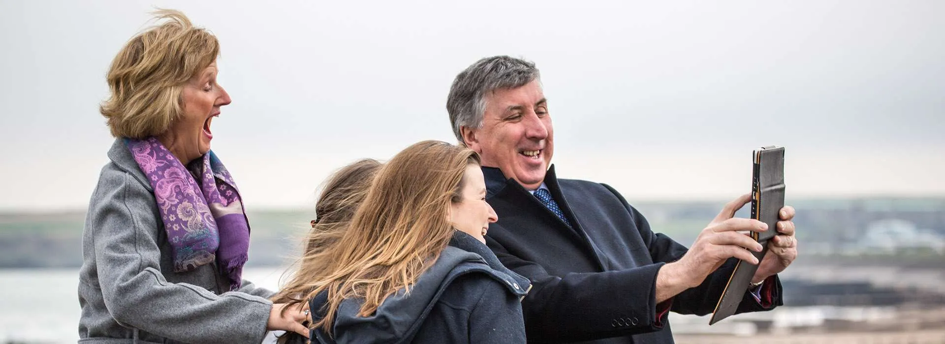 Parents with their graduate