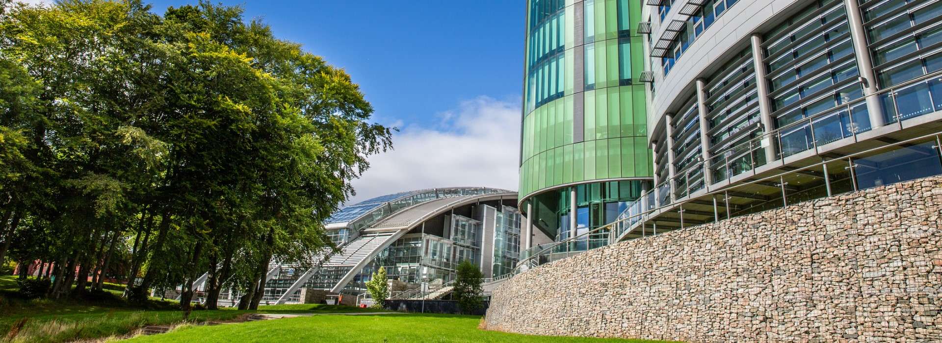 Outside Sir Ian Wood Building