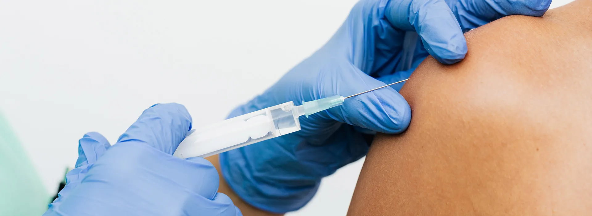 person receiving an injection