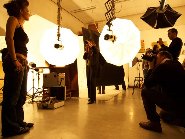 lights in a Photo Studio