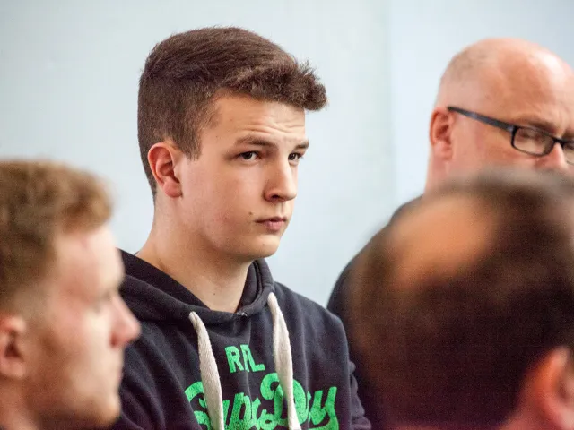 student during a lesson