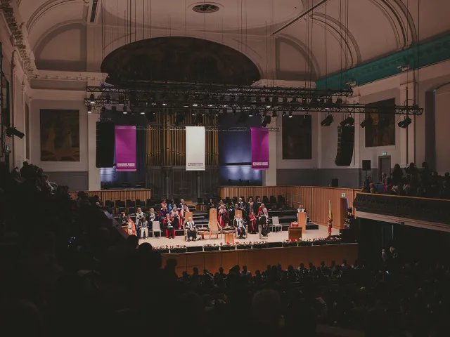 Graduation ceremony at aberdeen music hall