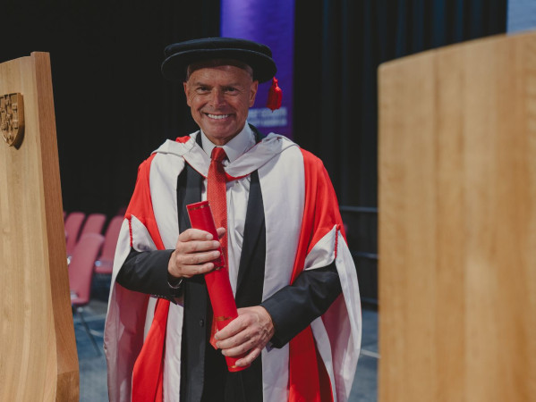 Dave Cormack at RGU's Summer Graduation 2024