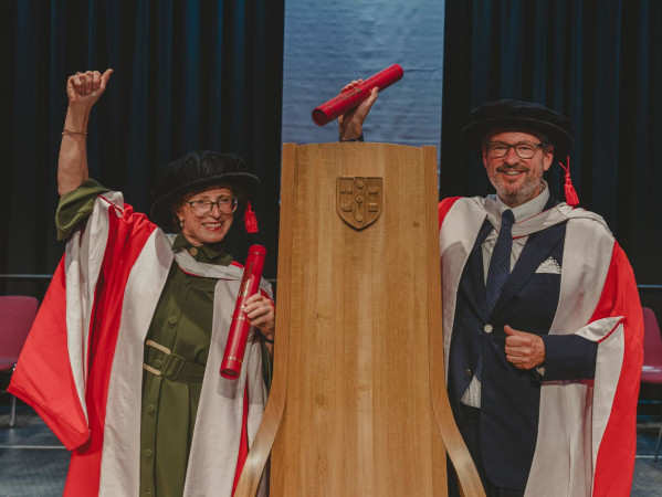 Manuela and Iwan Wirth at P&J Live, Aberdeen