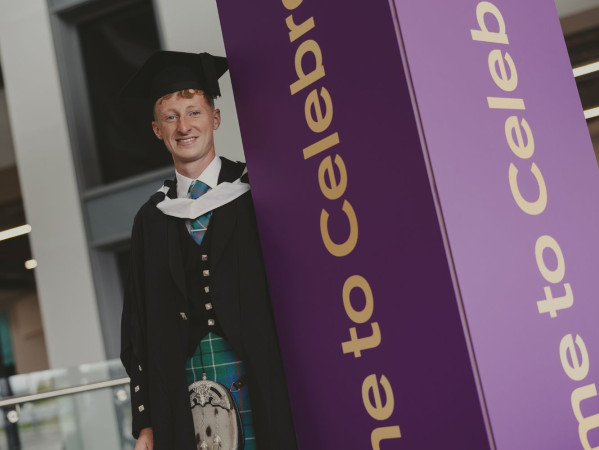 Josh Duncan posing at P&J Live